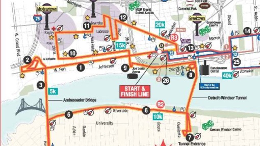 detroit freep half coursemap