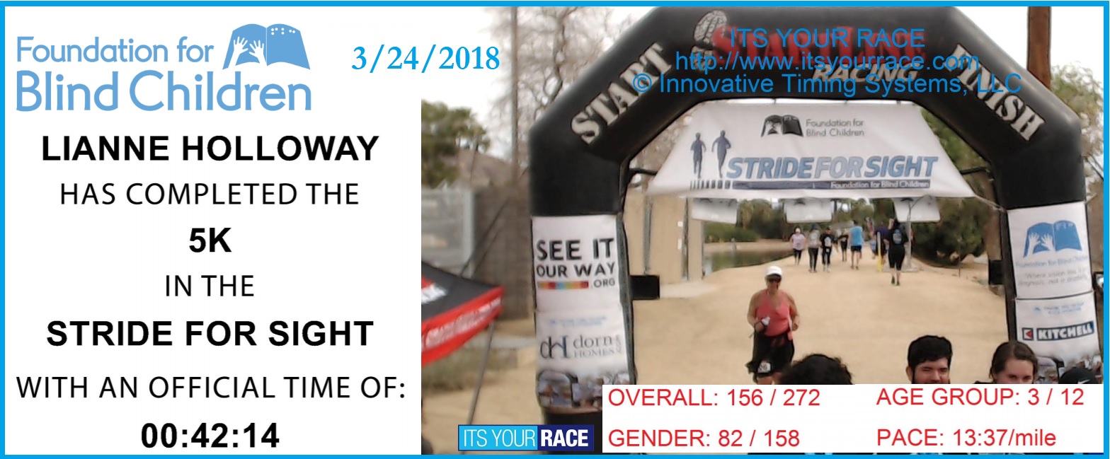 2018 Stride for Sight Scottsdale AZ